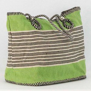 Tote Bag XL with zipper jute cotton